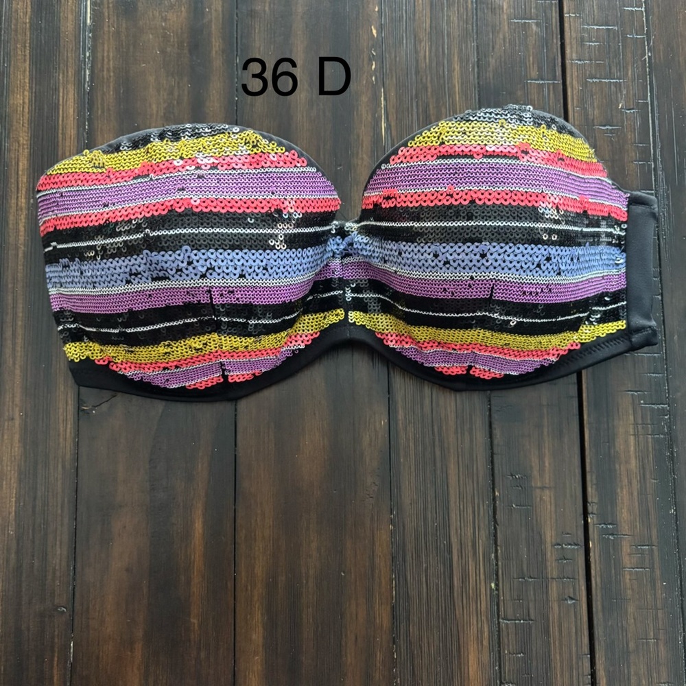 Victoria's Secret Multicolor Sequin Bandeau